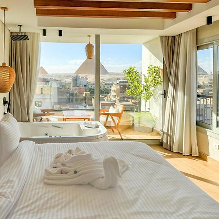 Galaxy Pyramids View Inn Kafret el-Gabal Zewnętrze zdjęcie