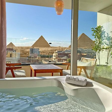 Galaxy Pyramids View Inn Kafret el-Gabal Zewnętrze zdjęcie