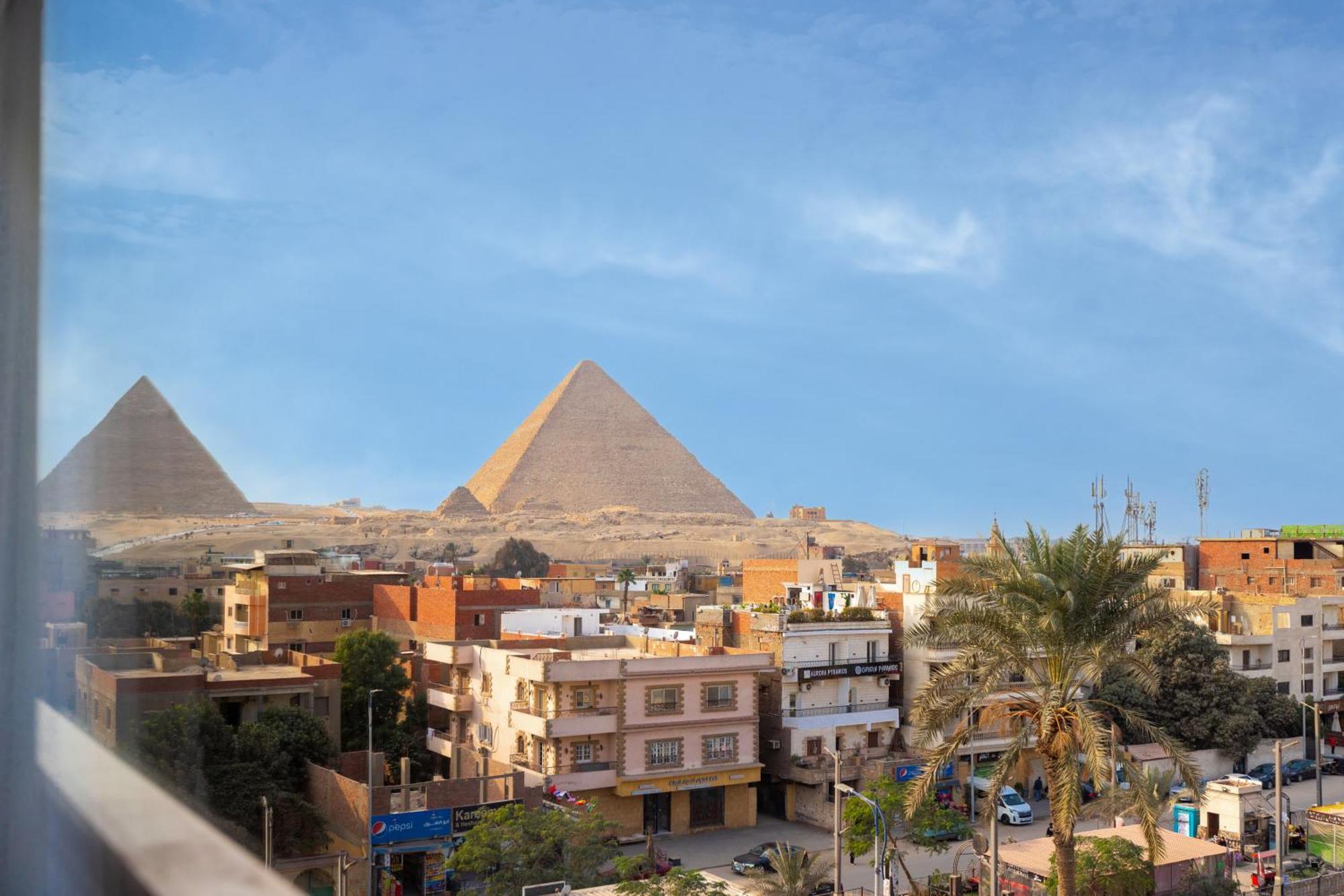 Galaxy Pyramids View Inn Kafret el-Gabal Zewnętrze zdjęcie