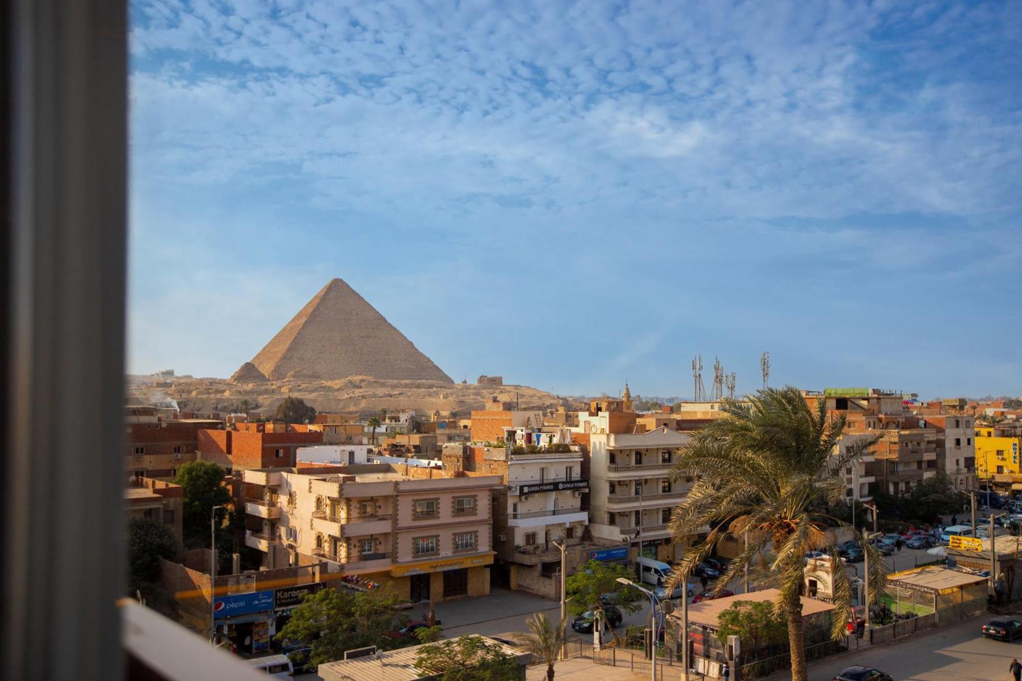 Galaxy Pyramids View Inn Kafret el-Gabal Zewnętrze zdjęcie