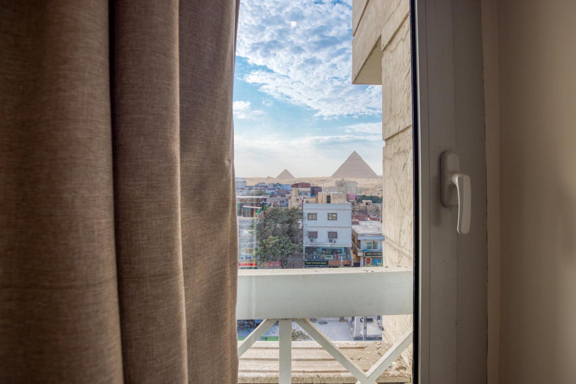 Galaxy Pyramids View Inn Kafret el-Gabal Zewnętrze zdjęcie