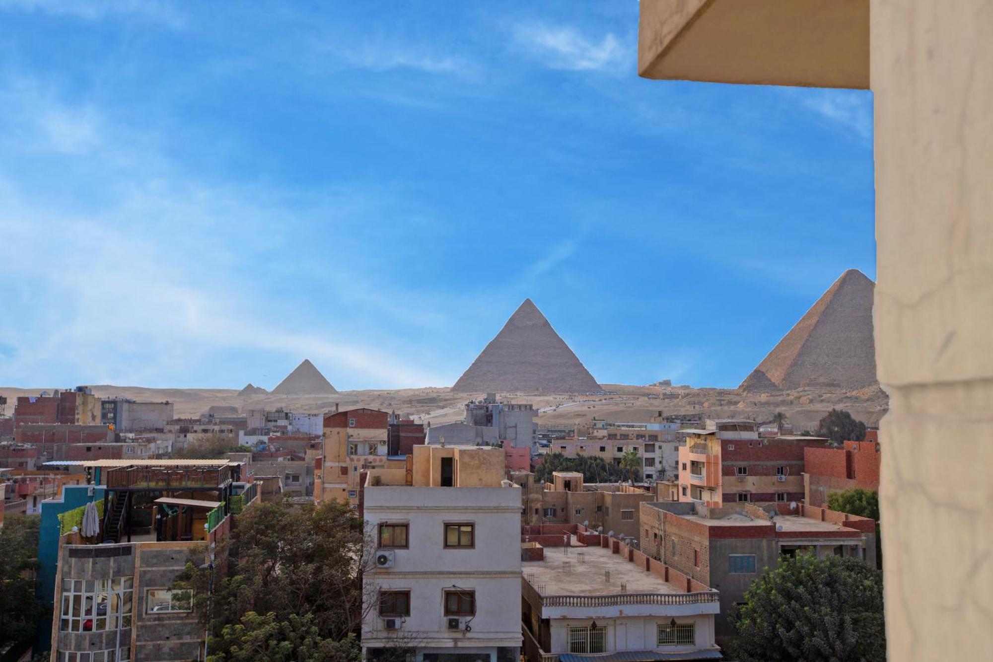 Galaxy Pyramids View Inn Kafret el-Gabal Zewnętrze zdjęcie