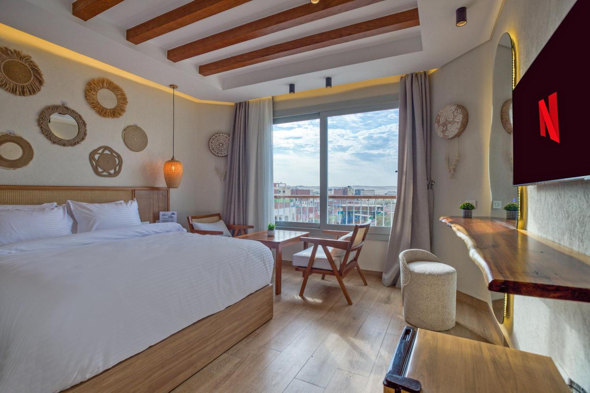 Galaxy Pyramids View Inn Kafret el-Gabal Zewnętrze zdjęcie