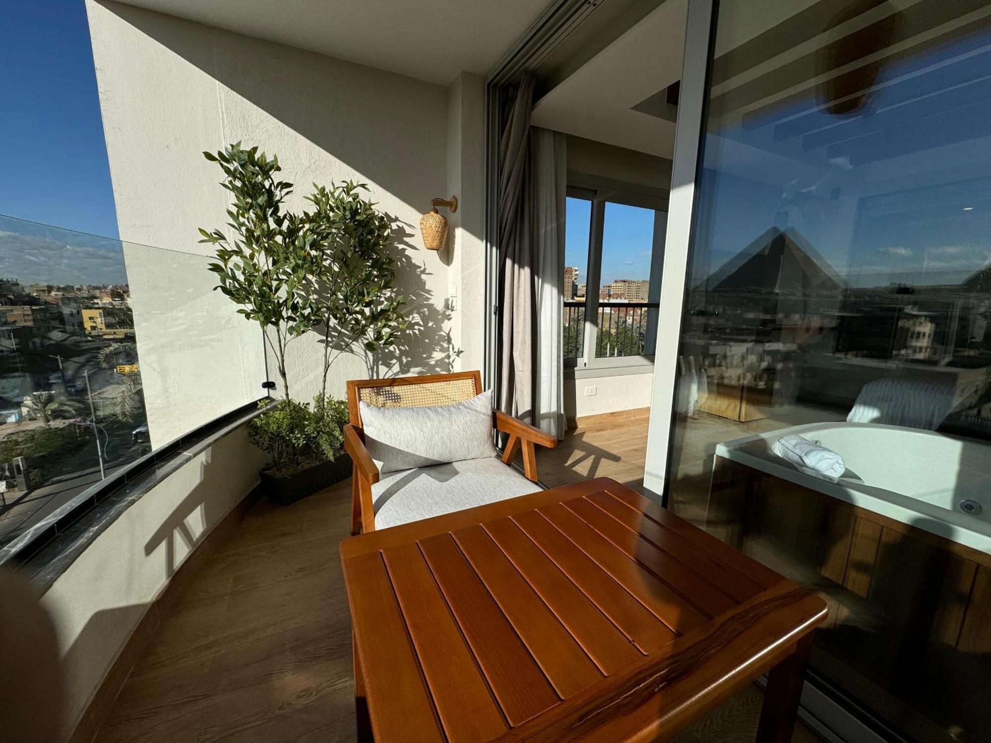 Galaxy Pyramids View Inn Kafret el-Gabal Zewnętrze zdjęcie