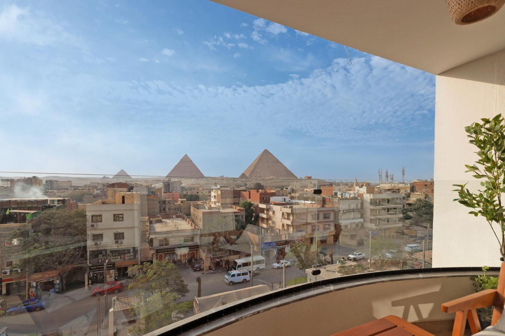 Galaxy Pyramids View Inn Kafret el-Gabal Zewnętrze zdjęcie
