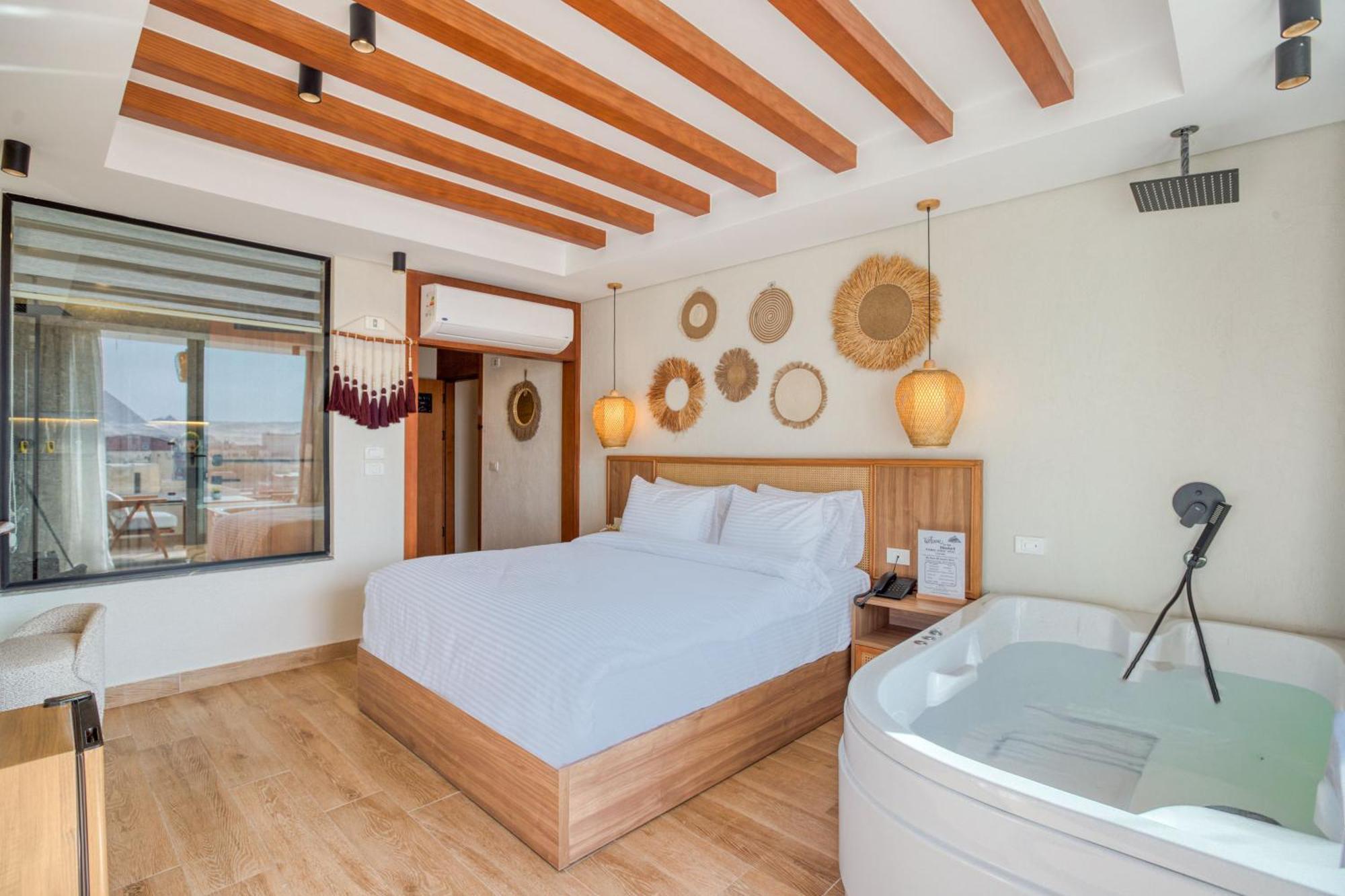 Galaxy Pyramids View Inn Kafret el-Gabal Zewnętrze zdjęcie